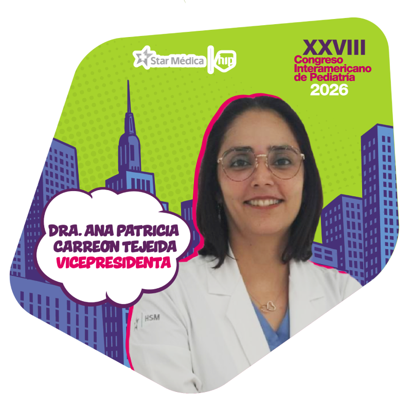 Dra. Ana Patricia Carreón Tejeida, Vicepresidenta