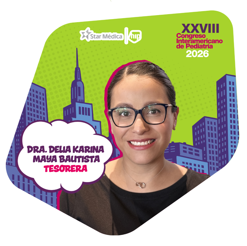 Dra. Delia Karina Maya Bautista, Tesorera
